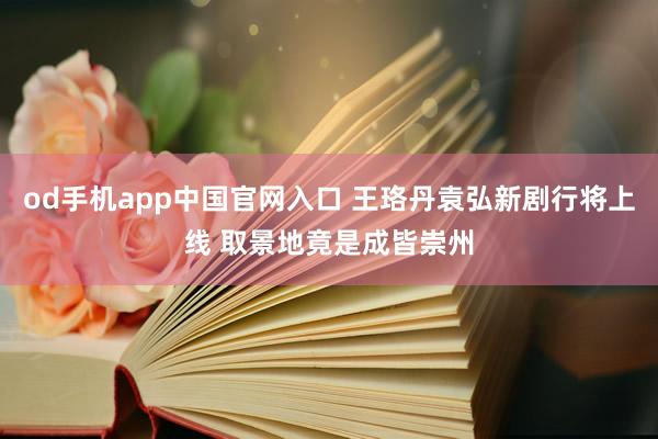 od手机app中国官网入口 王珞丹袁弘新剧行将上线 取景地竟是成皆崇州