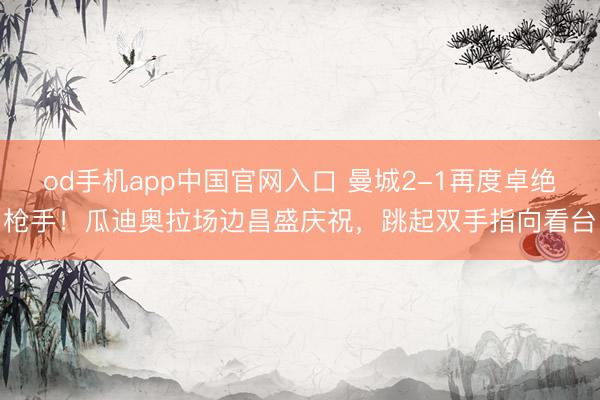 od手机app中国官网入口 曼城2-1再度卓绝枪手！瓜迪奥拉场边昌盛庆祝，<a href=