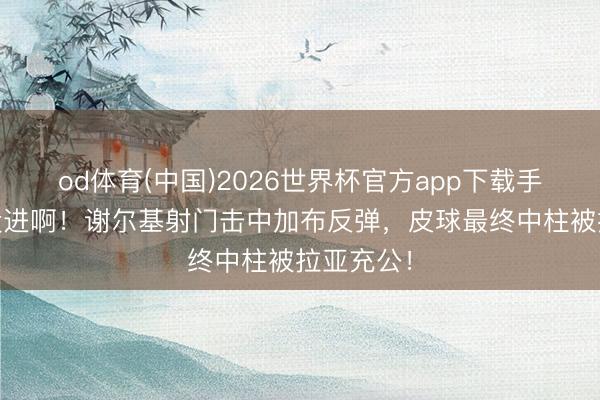 od体育(中国)2026世界杯官方app下载手机版 这没进啊！谢尔基射门击中加布反弹，皮球最终中柱被拉亚充公！