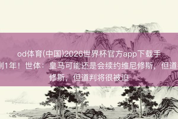 od体育(中国)2026世界杯官方app下载手机版 合同剩1年！世体：皇马可能还是会续约维尼修斯，但道判将很被迫